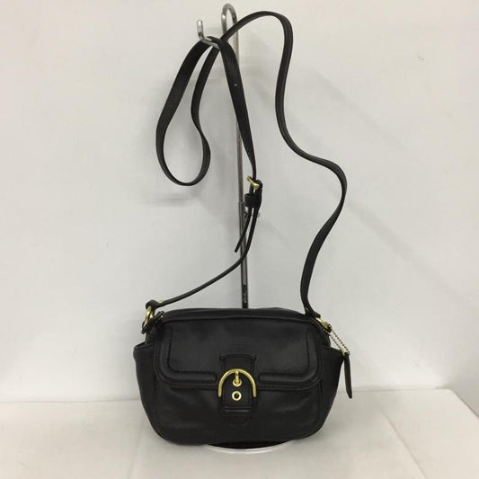 コーチ COACH ショルダーバッグ ショルダーバッグ F25150 ポシェット ミニバッグ ロゴ、文字 黒 / ブラック /  レディース USED 古着 中古 10131865