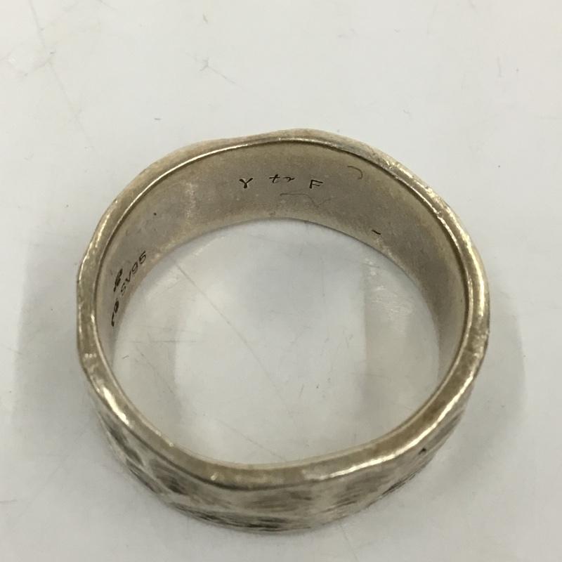 古着 USED アクセサリー 指輪 P5 SV95 シルバー たたき 14号 無地 銀 / シルバー /  メンズ USED 古着 中古 10106018