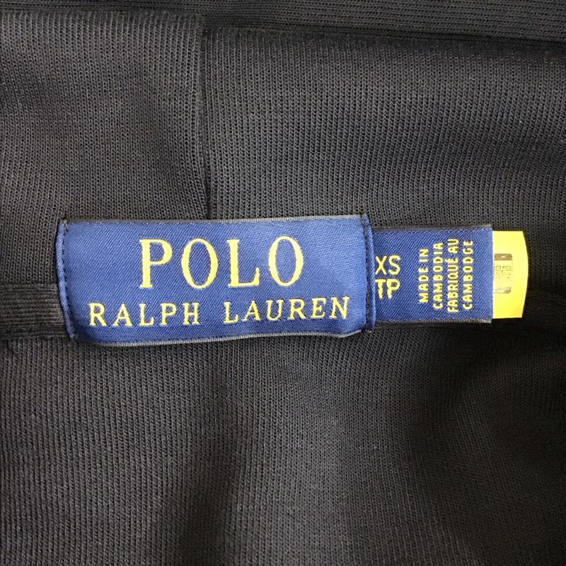 ポロラルフローレン POLO RALPH LAUREN パーカー 長袖 プルオーバー フーディー XS ワンポイント 紺 / ネイビー /  メンズ USED 古着 中古 10116149