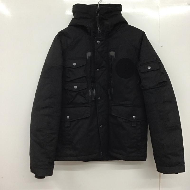 P.D.W. P.D.W. ジャケット、上着 ジャンパー、ブルゾン ジップアップジャケット アウター パーカージャケット M 無地 黒 / ブラック /  メンズ USED 古着 中古 10145686