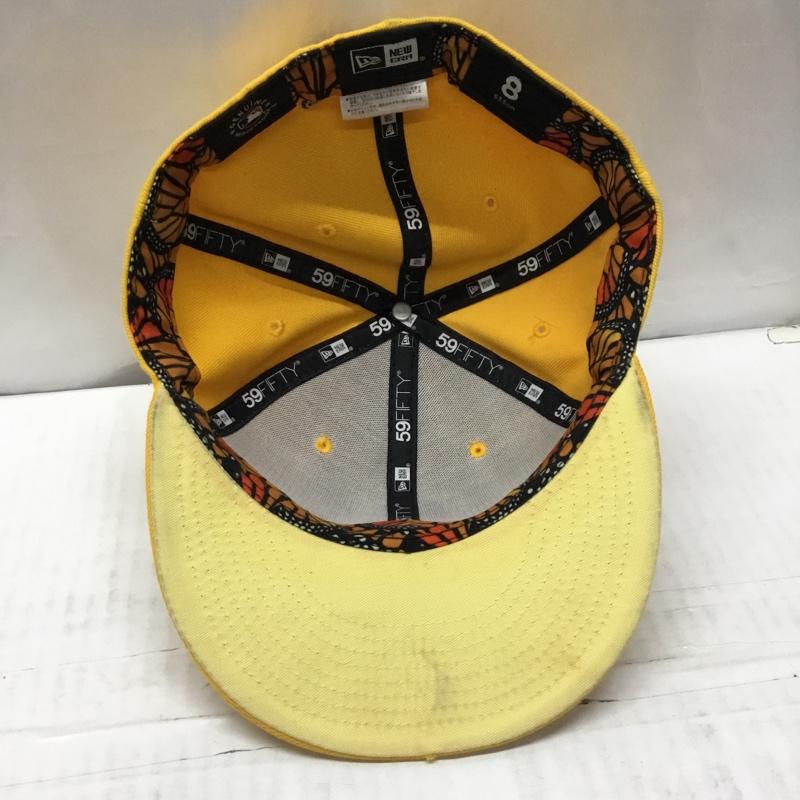ニューエラ NEW ERA 帽子 キャップ 59FIFTY 63.5cm SOX ロゴ、文字 黄 / イエロー /  メンズ USED 古着 中古 10108901