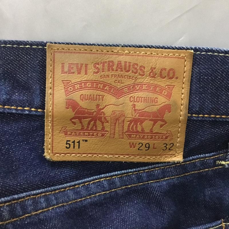 リーバイストラウスアンドコー Levi Strauss & co. パンツ デニム、ジーンズ デニムパンツ スリムパンツ ジーンズ 29インチ 無地 インディゴ / インディゴ /  メンズ USED 古着 中古 10120129