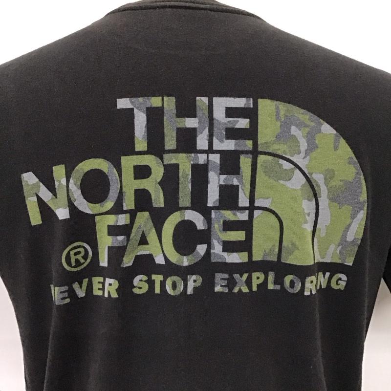 ザノースフェイス THE NORTH FACE Tシャツ 半袖 ON32001 クルーネック バックプリント S ロゴ、文字 黒 / ブラック /  メンズ USED 古着 中古 10114342