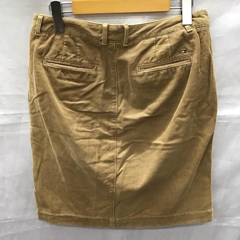 トミーヒルフィガー TOMMY HILFIGER スカート ミニスカート ミニスカート タイトスカート コーデュロイ 6 無地 キャメル / キャメル /  レディース USED 古着 中古 10114900