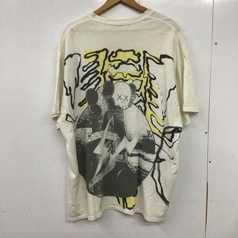 カクタスジャック Cactus Jack Tシャツ 半袖 半袖カットソー プリントTシャツ クルーネックカットソー XL プリント 白 / ホワイト /  メンズ USED 古着 中古 10134802