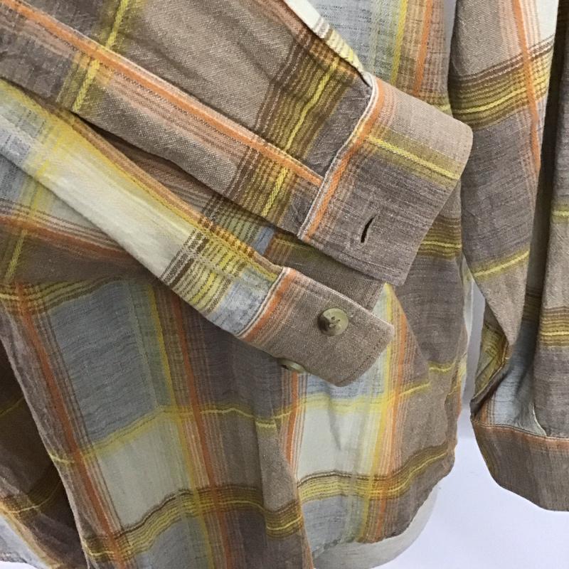 マルボロクラシックス MCS MARLBORO CLASSICS シャツ、ブラウス 長袖 ボタンダウン チェック M ロゴ、文字 マルチカラー / マルチカラー /  メンズ USED 古着 中古 10106806