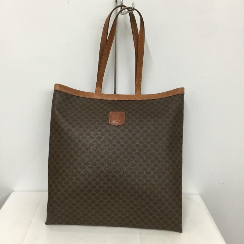 セリーヌ CELINE トートバッグ トートバッグ マカダムトートバッグ ロゴ、文字 茶 / ブラウン /  レディース USED 古着 中古 10141877