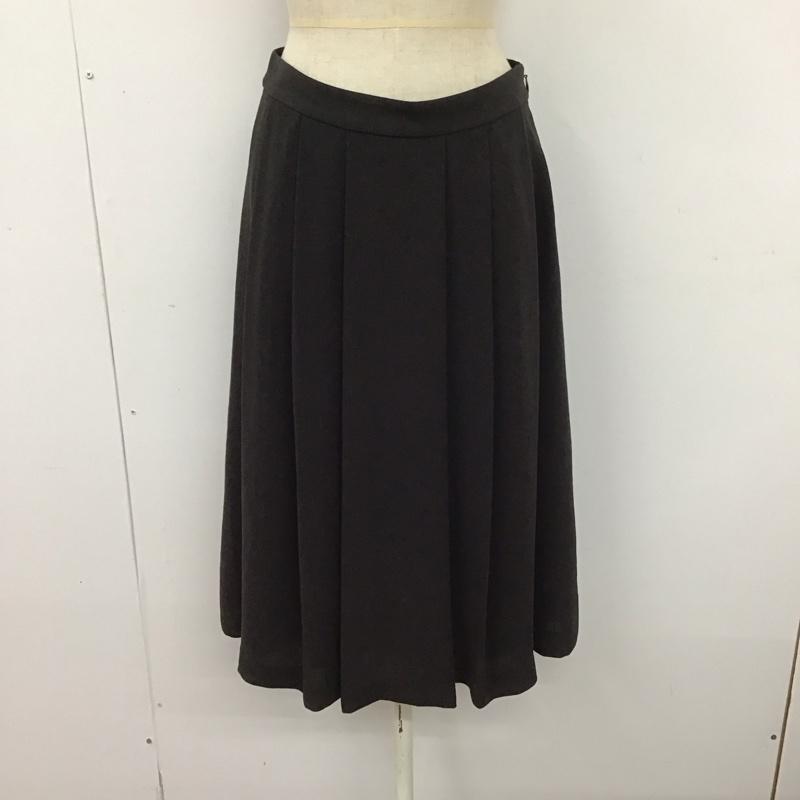 マッキントッシュ Mackintosh スカート ひざ丈スカート 38 無地 黒 / ブラック /  レディース USED 古着 中古 10121169