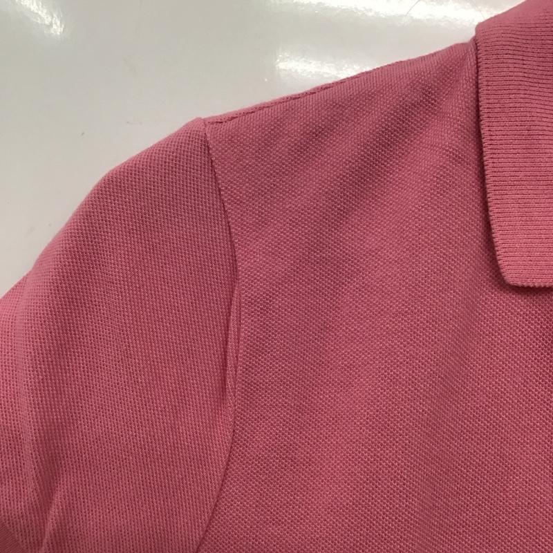 ラルフローレンスポーツ RALPHLAURENSPORT ポロシャツ 半袖 半袖ポロシャツ カラーシャツ 半袖カットソー M ロゴ、文字 桃 / ピンク /  レディース USED 古着 中古 10132959