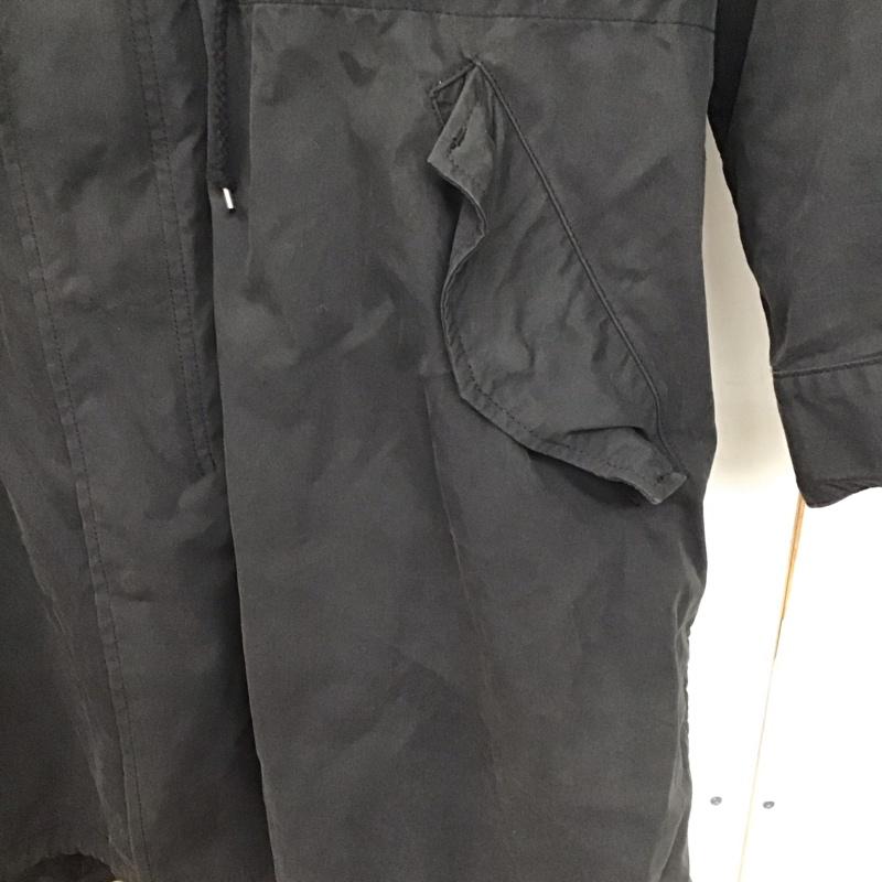 アダムエロペ ADAM ET ROPE  ジャケット、上着 ジャンパー、ブルゾン gvo-19030-b モッズコート ジップアップジャケット アウター L 無地 黒 / ブラック /  メンズ USED 古着 中古 10140308