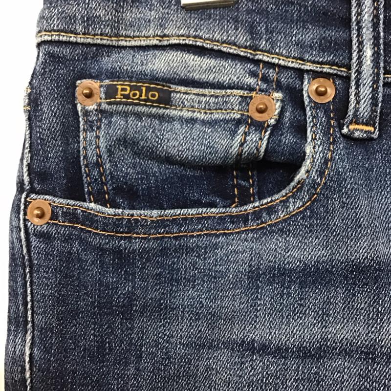 ポロラルフローレン POLO RALPH LAUREN パンツ デニム、ジーンズ 26インチ 無地 インディゴ / インディゴ /  レディース USED 古着 中古 10132162