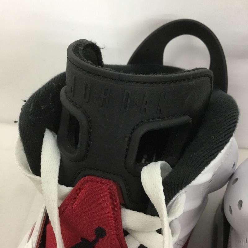 ナイキ NIKE スニーカー スニーカー CT8529-106 AIR JORDAN 6 RETRO 28cm 箱有 28.0cm ロゴ、文字 白 / ホワイト / X 黒 / ブラック / X 赤 / レッド /  メンズ USED 古着 中古 10128885