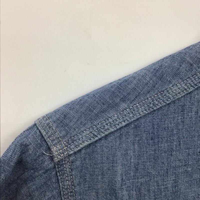 シュガーケーン SUGAR CANE シャツ、ブラウス 半袖 S 無地 水色 / ライトブルー /  メンズ USED 古着 中古 10134523