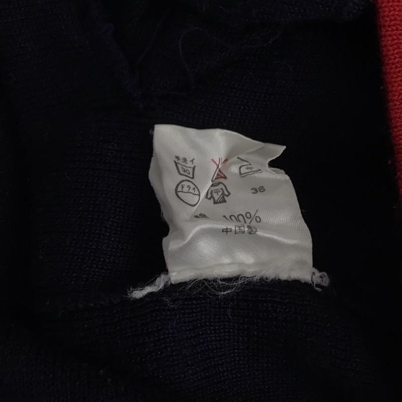 ラルフローレン RALPHLAUREN カーディガン 長袖 L 無地 紺 / ネイビー /  レディース USED 古着 中古 10146139