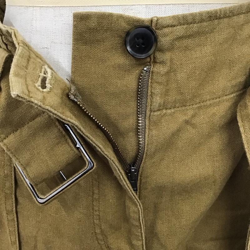 マウジー MOUSSY ボトムス ボトムス 010DSW30-2220 BELTED CARGO PANTS カーゴパンツ 1 無地 ベージュ / ベージュ /  レディース USED 古着 中古 10114470