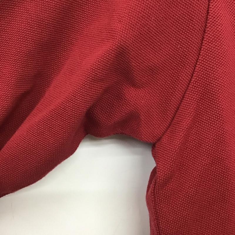 バーバリーロンドン Burberry London ポロシャツ 長袖 長袖ポロシャツ 長袖カットソー カラーシャツ L 無地 えんじ / ワインレッド /  メンズ USED 古着 中古 10145257