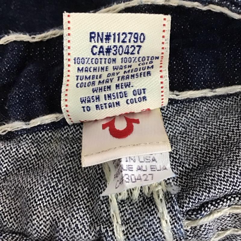 トゥルーレリジョン TRUE RELIGION パンツ デニム、ジーンズ 24503NBT2J JOEY SUPER T 23 無地 紺 / ネイビー /  レディース USED 古着 中古 10117371