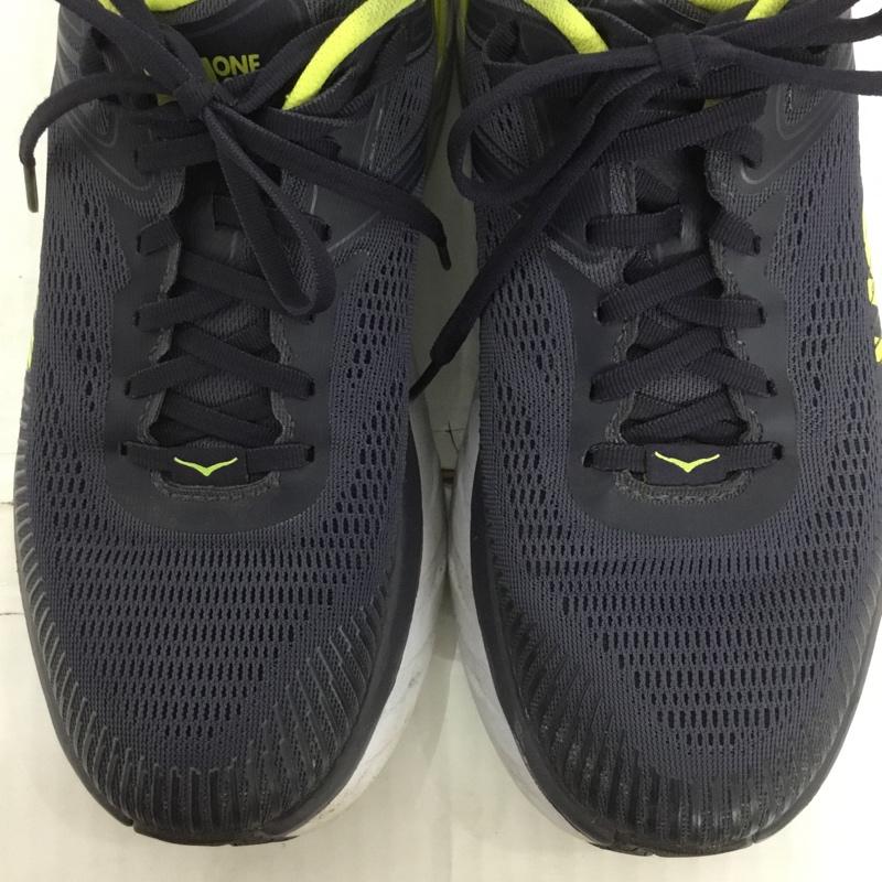ホカオネオネ HOKA ONEONE スニーカー スニーカー BONDI 7 1110518 OGDW 26.5cm 26.5cm ロゴ、文字 紺 / ネイビー / X 黄 / イエロー / X 白 / ホワイト /  メンズ USED 古着 中古 10123995