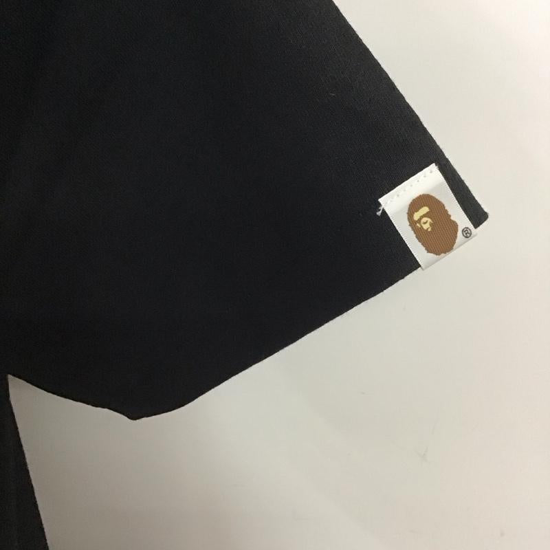 ベイプ BAPE Tシャツ 半袖 半袖カットソー プリントTシャツ クルーネックカットソー BBC L プリント 黒 / ブラック /  メンズ USED 古着 中古 10111945
