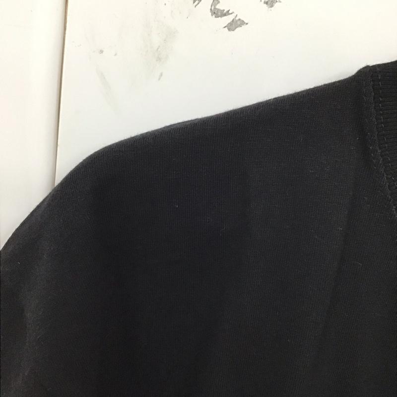 エロスティカ EROSTiKA Tシャツ 半袖 半袖カットソー プリントTシャツ クルーネックカットソー XL プリント 黒 / ブラック /  メンズ USED 古着 中古 10130100