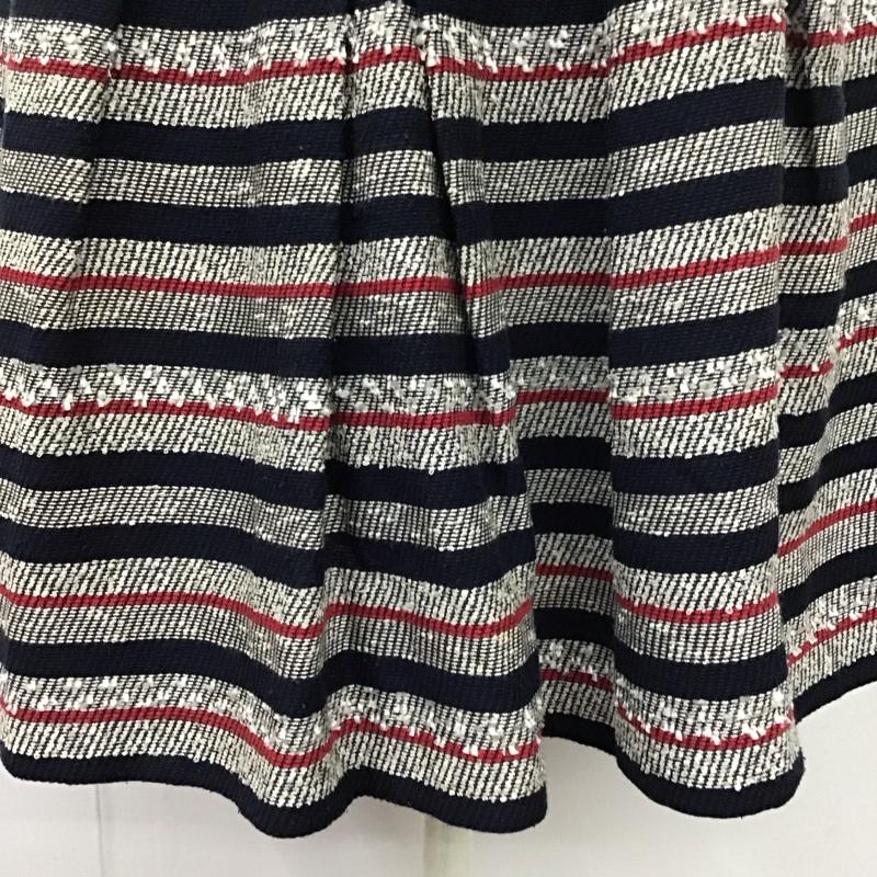ジルスチュアート JILLSTUART スカート ミニスカート ミニスカート フレアスカート カジュアルスカート 4 ボーダー柄 マルチカラー / マルチカラー /  レディース USED 古着 中古 10114935