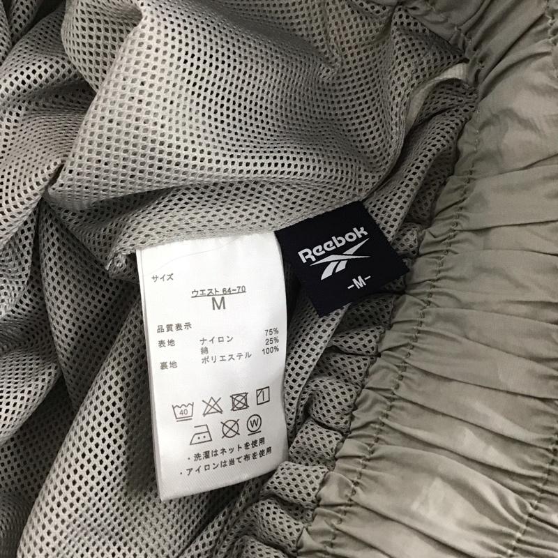 リーボック Reebok ボトムス ボトムス A4431RR トレーニングパンツ スポーツウェア 裾絞りパンツ パラシュートパンツ M ロゴ、文字 灰 / グレー /  レディース USED 古着 中古 10149489