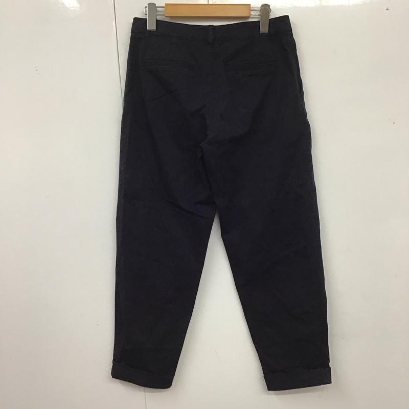 ザラ ZARA パンツ チノパン チノパン ワイドパンツ カジュアルパンツ 36 無地 紺 / ネイビー /  レディース USED 古着 中古 10125152