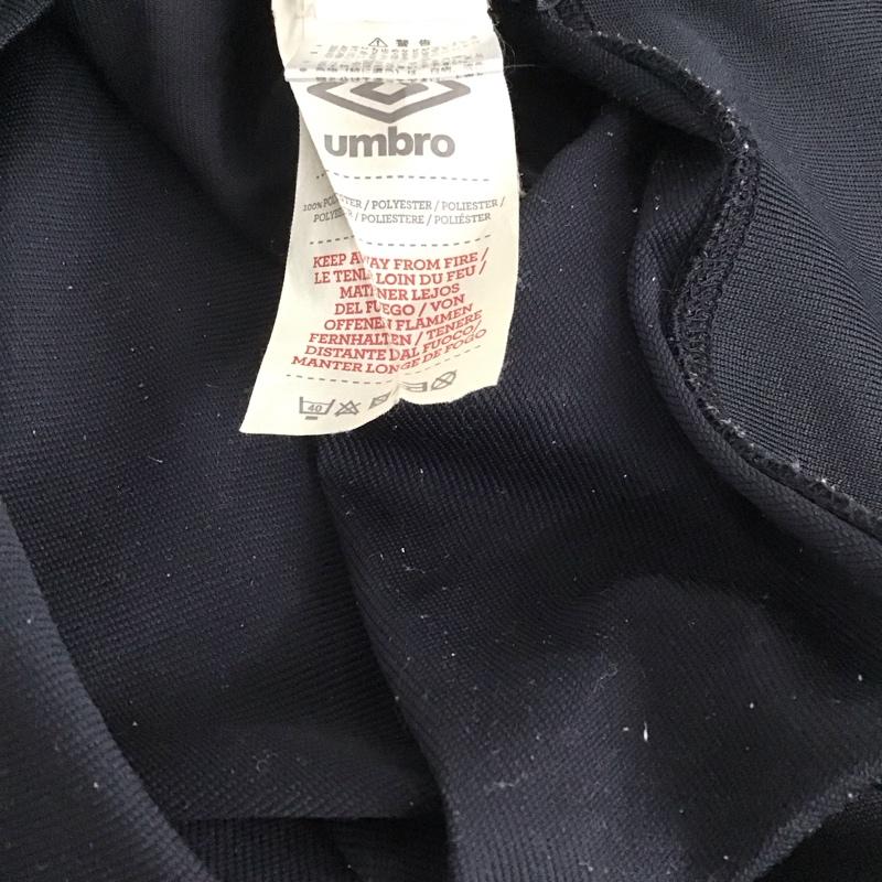 アンブロ UMBRO ジャケット、上着 ジャンパー、ブルゾン ジップアップジャケット ジャージ アウター M ロゴ、文字 紺 / ネイビー /  メンズ USED 古着 中古 10141245