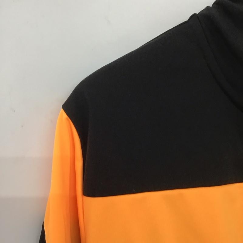 プーマ PUMA ジャケット、上着 ジャケット、ブレザー ジップアップジャケット アウター 古着 ジャージ M ロゴ、文字 黒 / ブラック / X 橙 / オレンジ /  メンズ USED 古着 中古 10139753