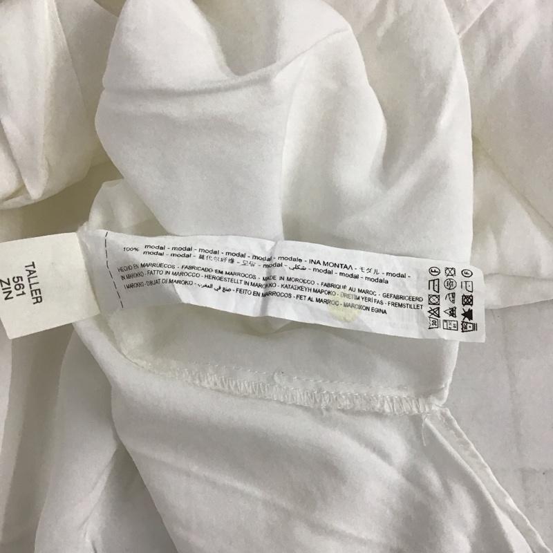 ザラ ZARA シャツ、ブラウス 長袖 2025/880/712 Oversized Shirt S 無地 白 / ホワイト /  レディース USED 古着 中古 10133664