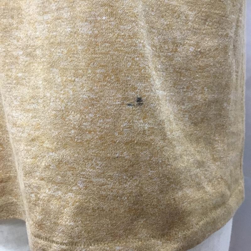 チャンピオン Champion Tシャツ 半袖 ラグランスリーブ L ロゴ、文字 橙 / オレンジ /  メンズ USED 古着 中古 10111365