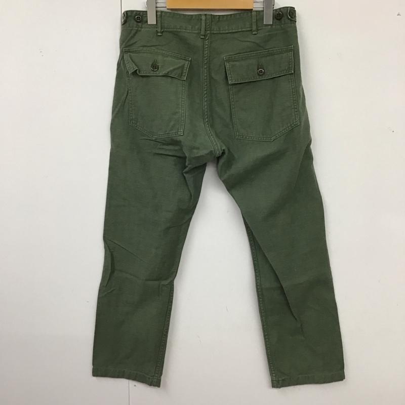 オアスロウ orSlow パンツ ワークパンツ、ペインターパンツ ベイカーパンツ 日本製 コットン M 無地 カーキ / カーキ /  メンズ USED 古着 中古 10119794