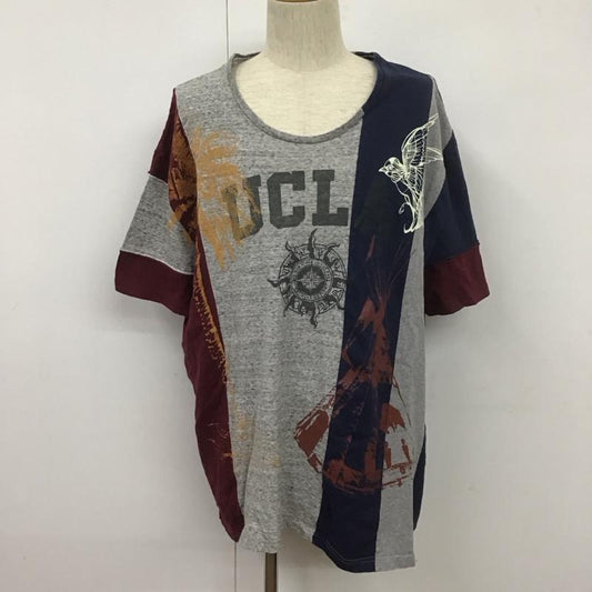 グラム glamb Tシャツ 半袖 半袖カットソー プリントTシャツ クルーネックカットソー 4 ロゴ、文字 マルチカラー / マルチカラー /  メンズ USED 古着 中古 10107783
