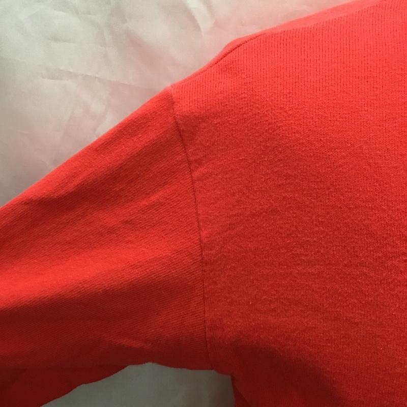 メイヨ スプルース MAYO SPRUCE カットソー 長袖 長袖カットソー クルーネックカットソー ロングスリーブカットソー M 無地 赤 / レッド /  メンズ USED 古着 中古 10118628