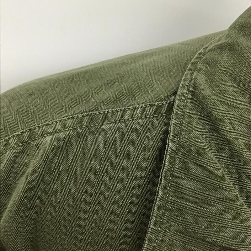 ミリタリー ミリタリー ジャケット、上着 ジャケット、ブレザー ミリタリージャケット アメリカ軍 M43 40s hbt 尿素ボタン 無地 カーキ / カーキ /  メンズ USED 古着 中古 10119240