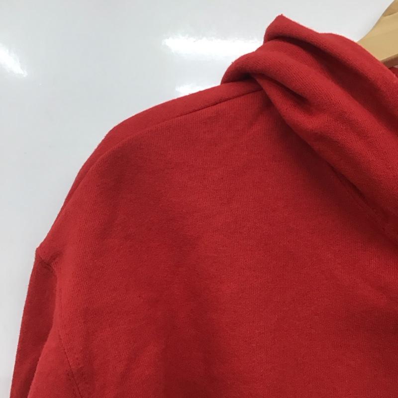 ジャージーズ JERZEES パーカー 長袖 長袖パーカー プルオーバーパーカー スウェット M 無地 赤 / レッド /  レディース USED 古着 中古 10142705