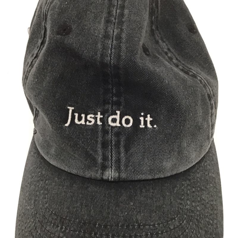 ナイキ NIKE 帽子 キャップ 925415-010 Just do it ロゴ、文字 チャコールグレー / チャコールグレー /  メンズ USED 古着 中古 10132440