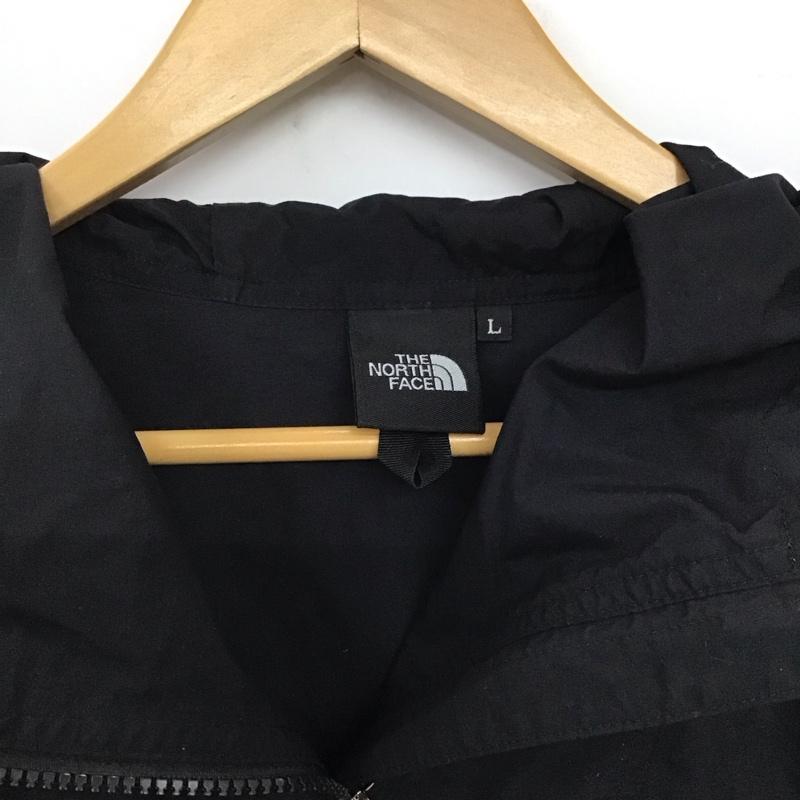 ザノースフェイス THE NORTH FACE ジャケット、上着 ジャンパー、ブルゾン np71830 COMPACTJACKET ジップアップジャケット アウター L ロゴ、文字 黒 / ブラック /  メンズ USED 古着 中古 10140729