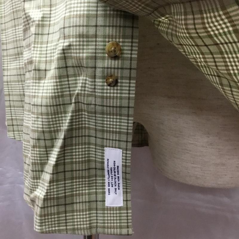 ブルックスブラザーズ BROOKS BROTHERS シャツ、ブラウス 長袖 ボタンダウン M チェック カーキ / カーキ /  メンズ USED 古着 中古 10111366