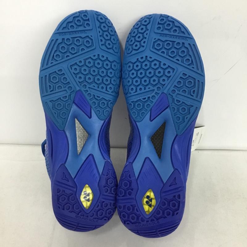 ヨネックス YONEX スニーカー スニーカー SHBA3M パワークッション エアラス3メン バドミントンシューズ 24cm 箱有 24.0cm ロゴ、文字 青 / ブルー /  レディース USED 古着 中古 10147951