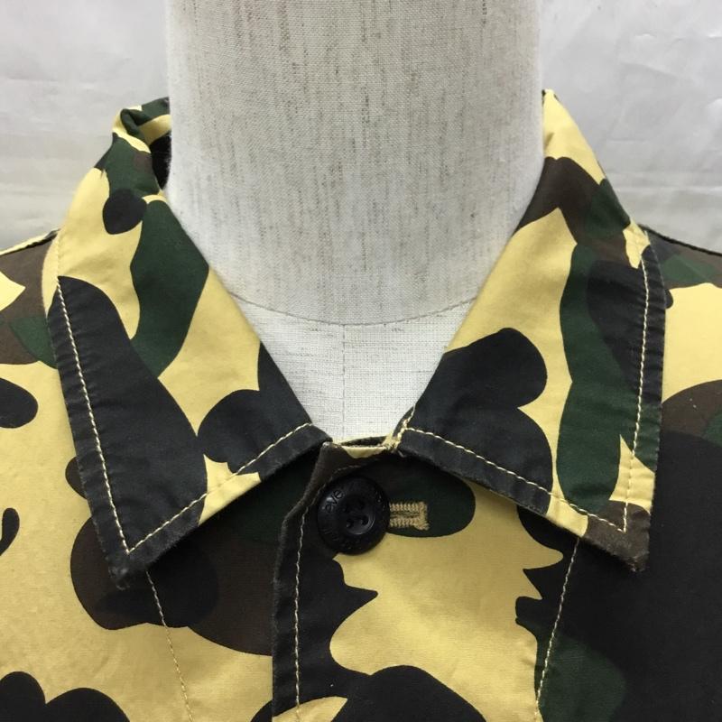 アベイシングエイプ A BATHING APE ジャケット、上着 ジャケット、ブレザー 001SHK301012M 1ST CAMO MILITARY SHIRT シャツジャケット L 総柄 マルチカラー / マルチカラー /  メンズ USED 古着 中古 10117077