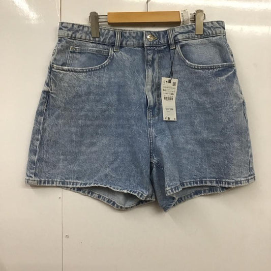 ザラ ZARA パンツ ショートパンツ 7223 028 406 デニム タグ付き 無地 水色 / ライトブルー /  レディース USED 古着 中古 10108320