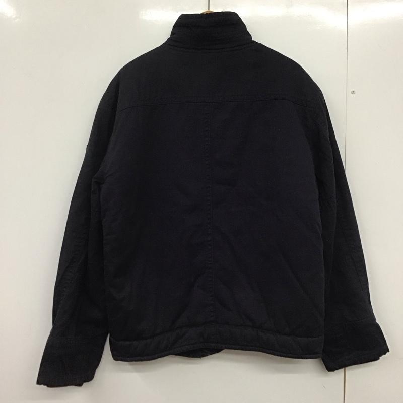 アバクロンビーアンドフィッチ ABERCROMBIE&FITCH ジャケット、上着 ジャンパー、ブルゾン ジップアップジャケット アウター スタンドカラー M ロゴ、文字 紺 / ネイビー /  メンズ USED 古着 中古 10146205