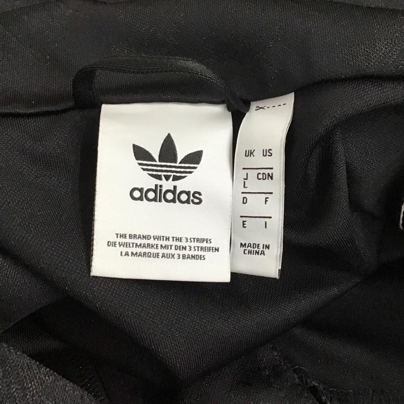 アディダス adidas ジャケット、上着 ジャケット、ブレザー ed7051 トラックジャケット ジップアップジャケット ジャージ L ロゴ、文字 黒 / ブラック /  メンズ USED 古着 中古 10123817