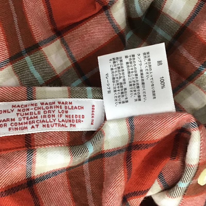 ブルックスブラザーズ BROOKS BROTHERS シャツ、ブラウス 長袖 ボタンダウンシャツ M チェック マルチカラー / マルチカラー /  メンズ USED 古着 中古 10111382