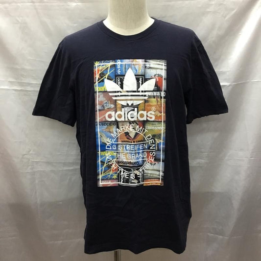 アディダスオリジナルス adidas originals Tシャツ 半袖 ay7817 半袖カットソー プリントTシャツ クルーネックカットソー プリント マルチカラー / マルチカラー /  メンズ USED 古着 中古 10116022
