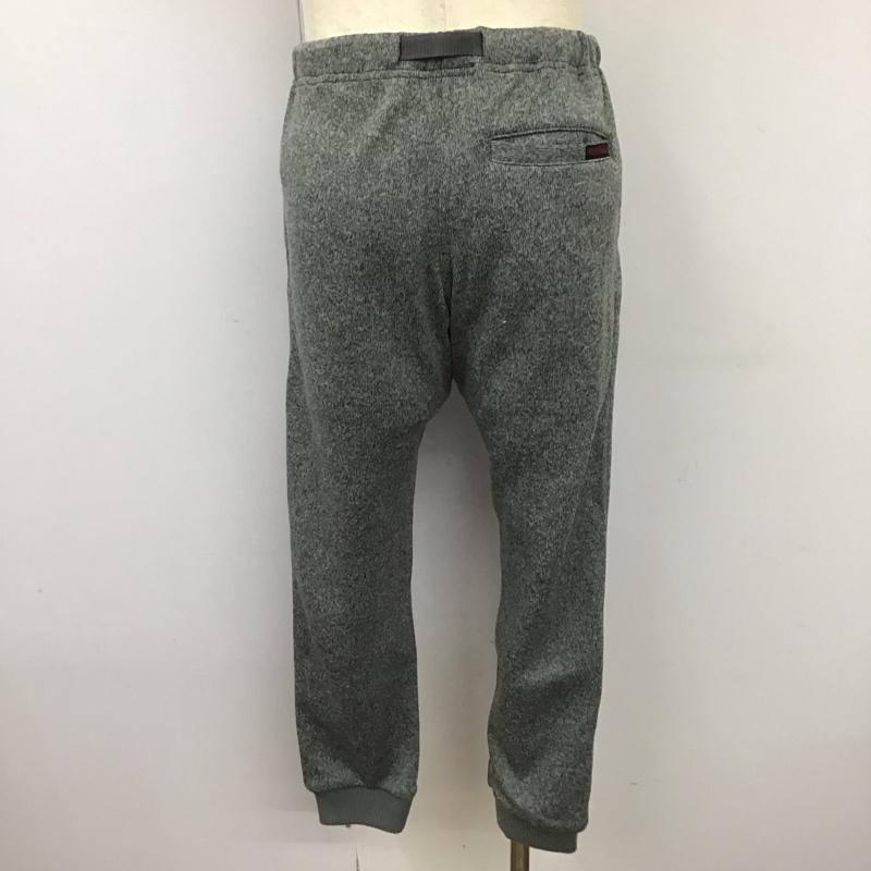 グラミチ GRAMICCI ボトムス ボトムス GUP-20F047 ボンディングニットフリースナローリブパンツ M ロゴ、文字 灰 / グレー /  メンズ USED 古着 中古 10115710