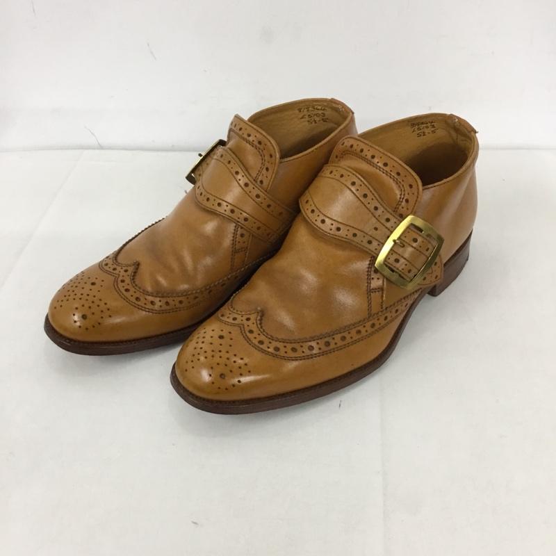 トリッカーズ Tricker s 革靴 革靴 818364 ウィングチップ  キャメル / キャメル /  メンズ USED 古着 中古 10128821