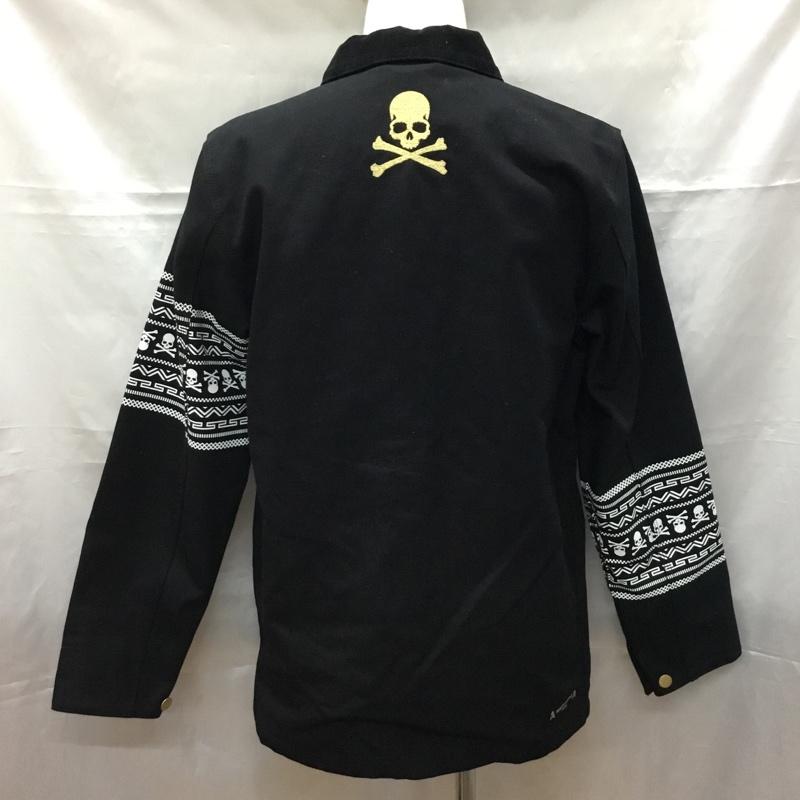 マスターマインド mastermind JAPAN ジャケット、上着 ジャケット、ブレザー 92010011101131 CarharttWIP コラボ WorkShirtJacket ワークシャツジャケット Gジャン M ロゴ、文字 黒 / ブラック /  メンズ USED 古着 中古 10109449