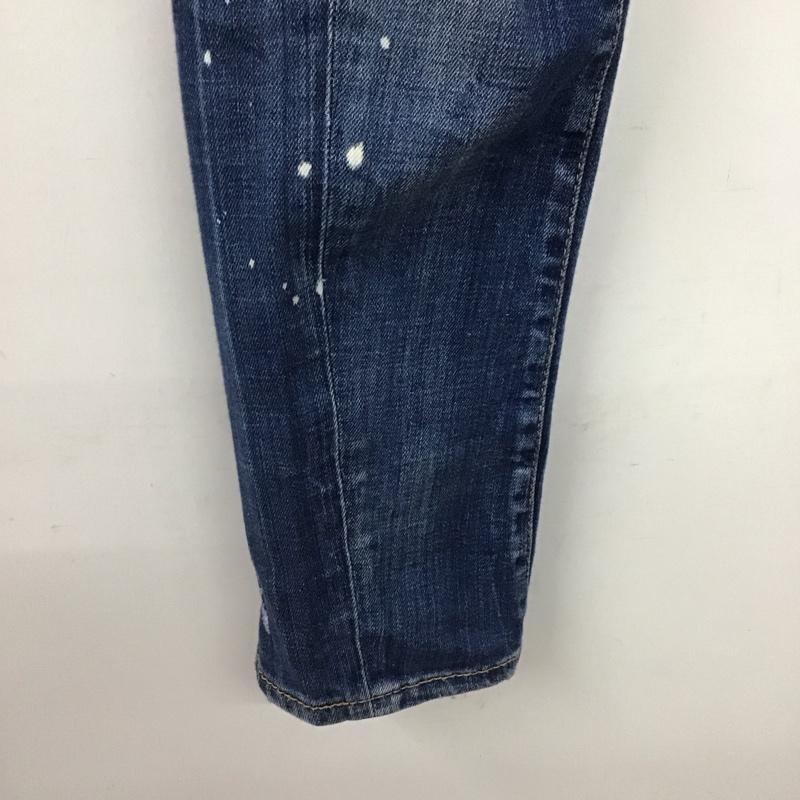ディースクエアード2 DSQUARED2 パンツ デニム、ジーンズ TIDY BIKER JEAN 44 ストレッチ ダメージ加工 青 / ブルー /  メンズ USED 古着 中古 10146533